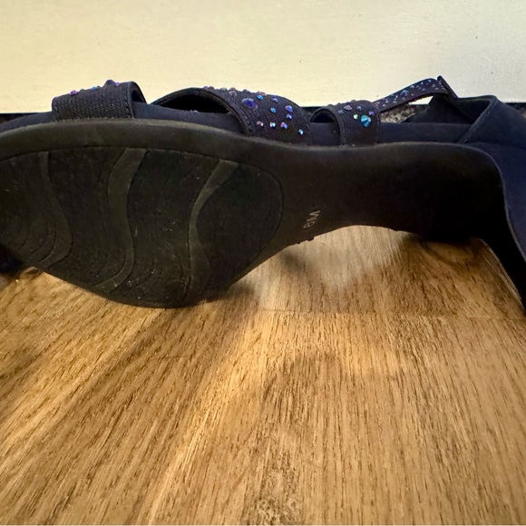 Blue Rhinestone Heels - Picture 7 of 10